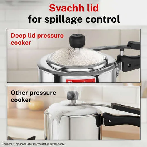  Prestige Nakshatra Essential Svachh Stainless Steel Pressure Cooker - Detail View